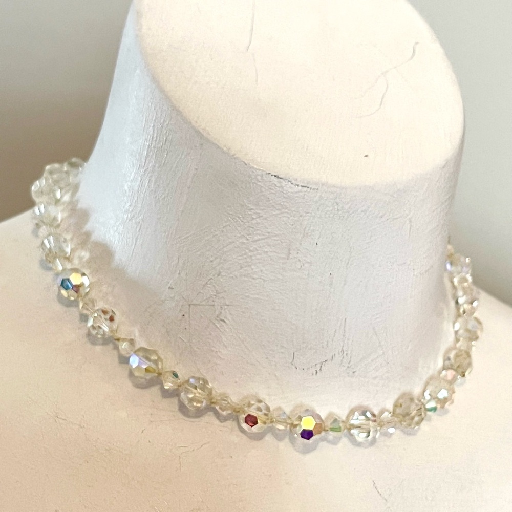 Vintage Swarovski Aurora Borealis Choker